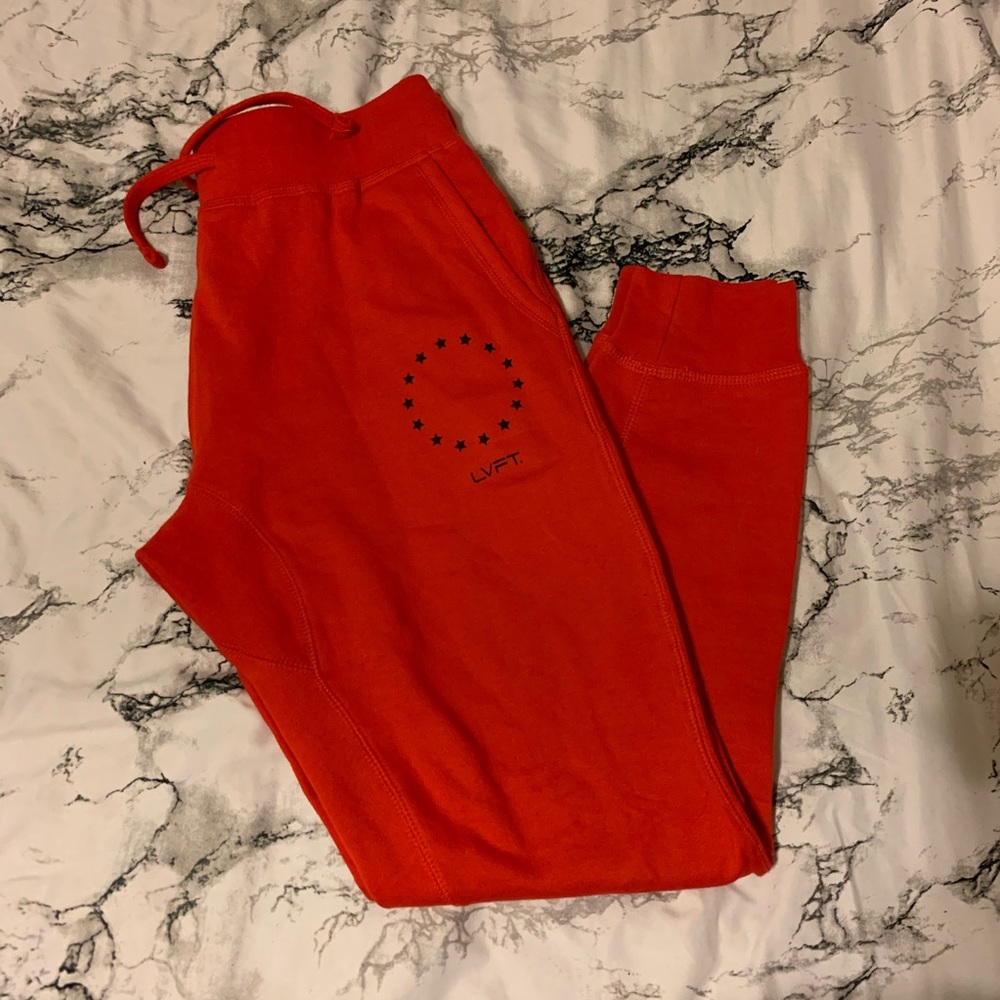 LVFT Red Joggers